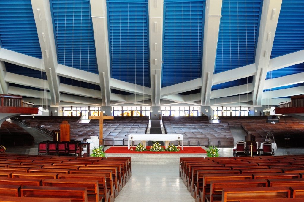 CATTEDRALI: LA MIA. Ivory Coast, Abidjan - St Paul Cathedral
